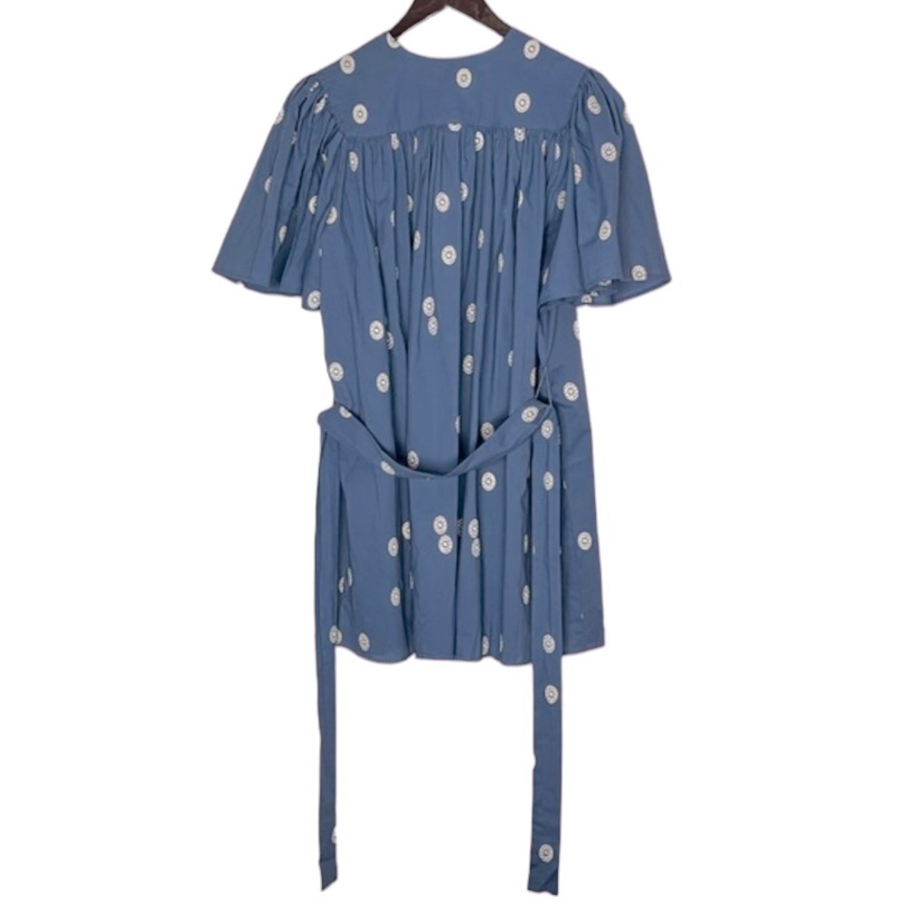 Ciao Lucia Dress Sabrina Embroidered Belted Wrap Mini‎ Sz L NWT - Picture 3 of 8